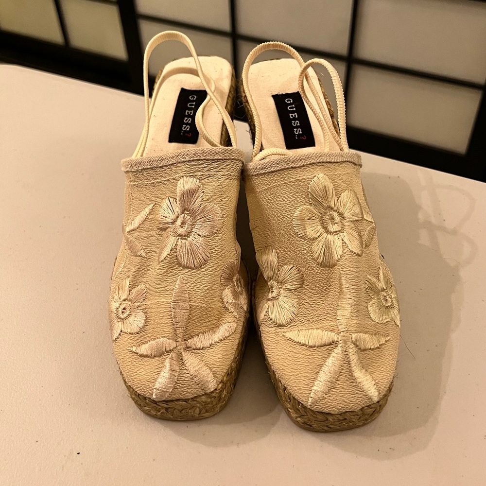 Guess Size 7 Wedge Heels - Never Worn!